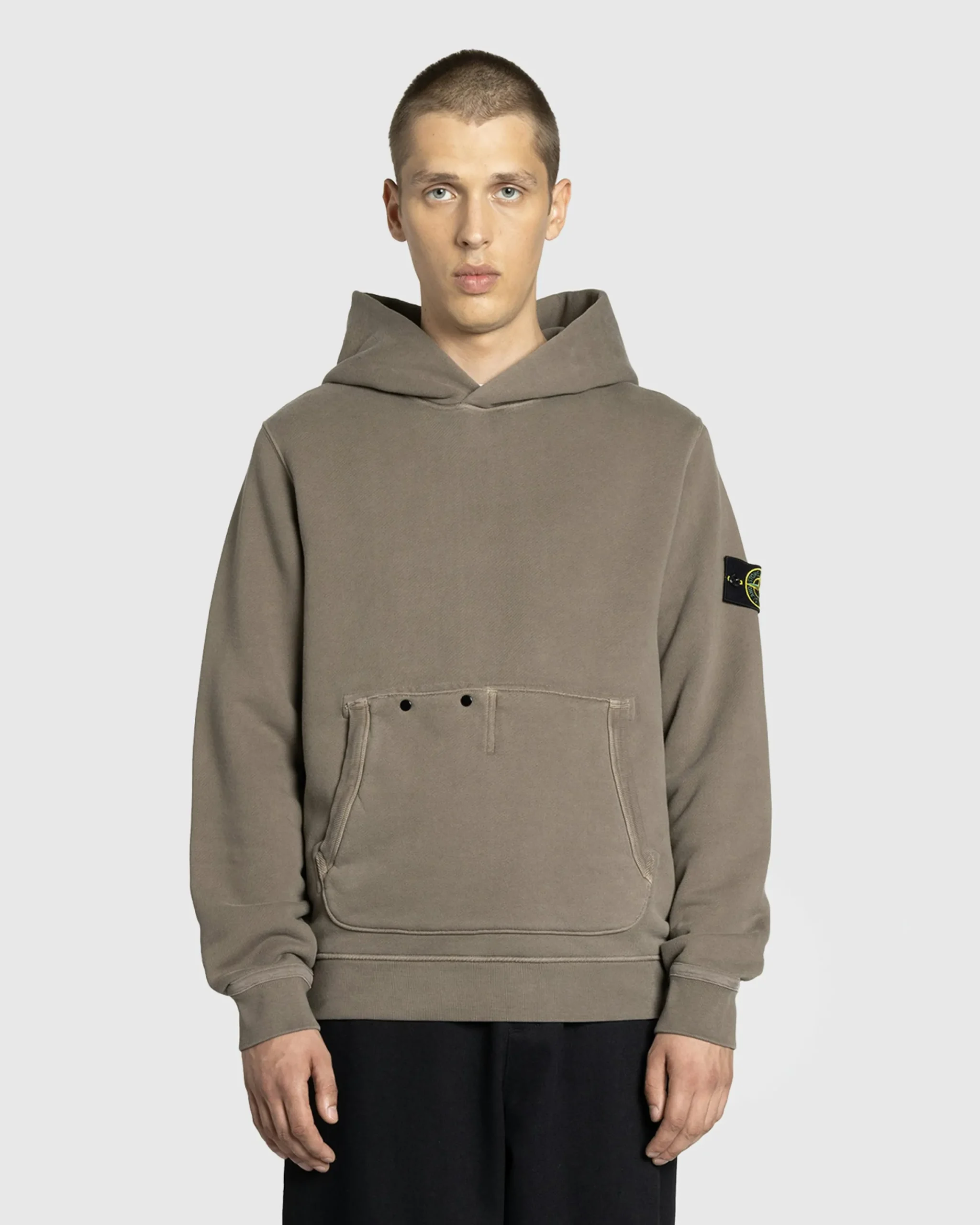 Stone Island Pullover Hoodie- Sweats