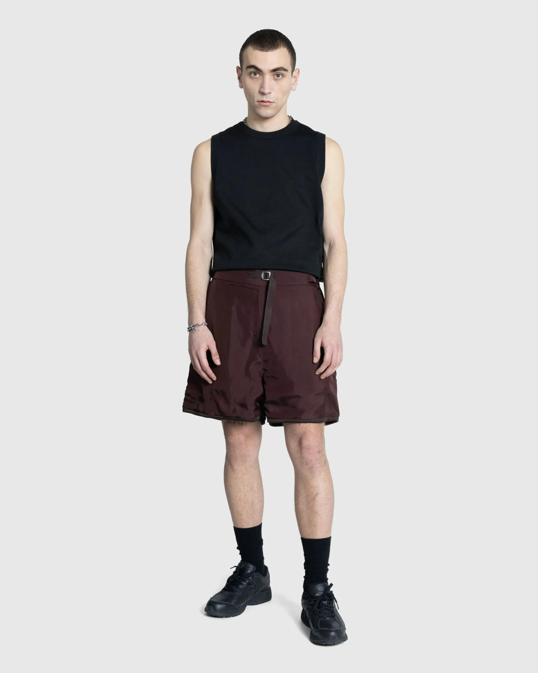 Jil Sander Rayon Shorts Espresso- Shorts
