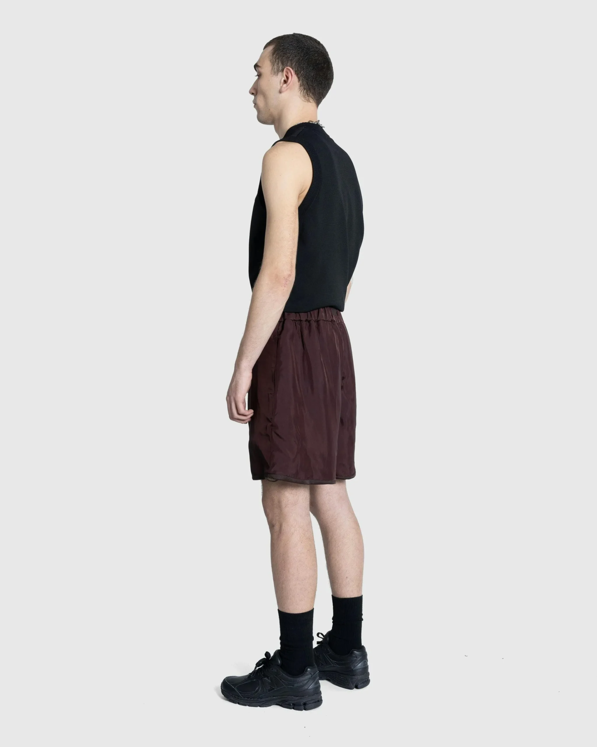 Jil Sander Rayon Shorts Espresso- Shorts