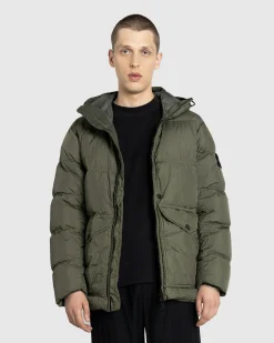 Stone Island Real Down Jacket- Outerwear