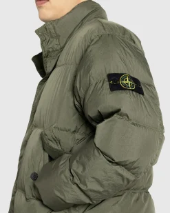 Stone Island Real Down Jacket- Outerwear