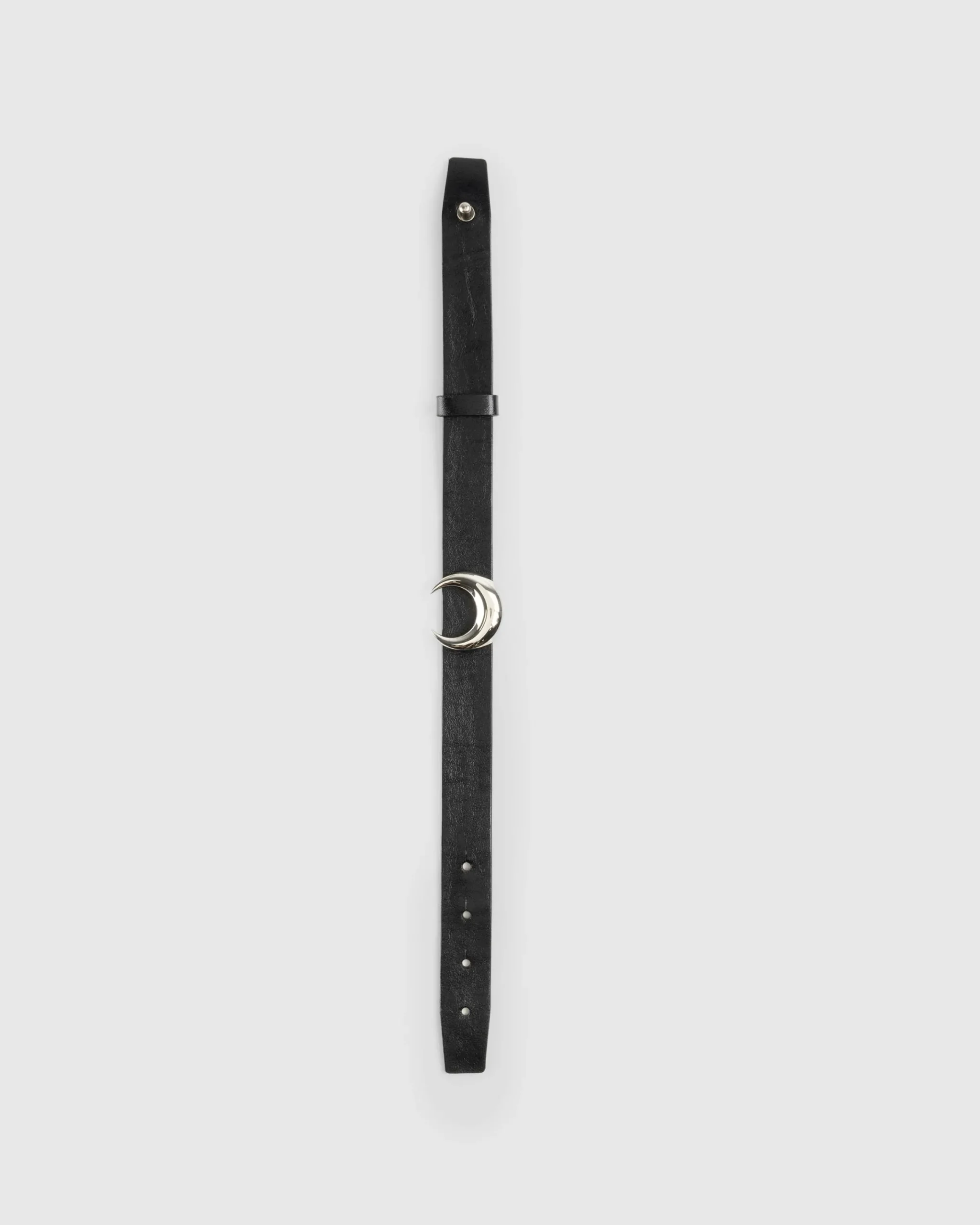 Marine Serre Recycled Pewter Moon Charm Choker- Jewelry
