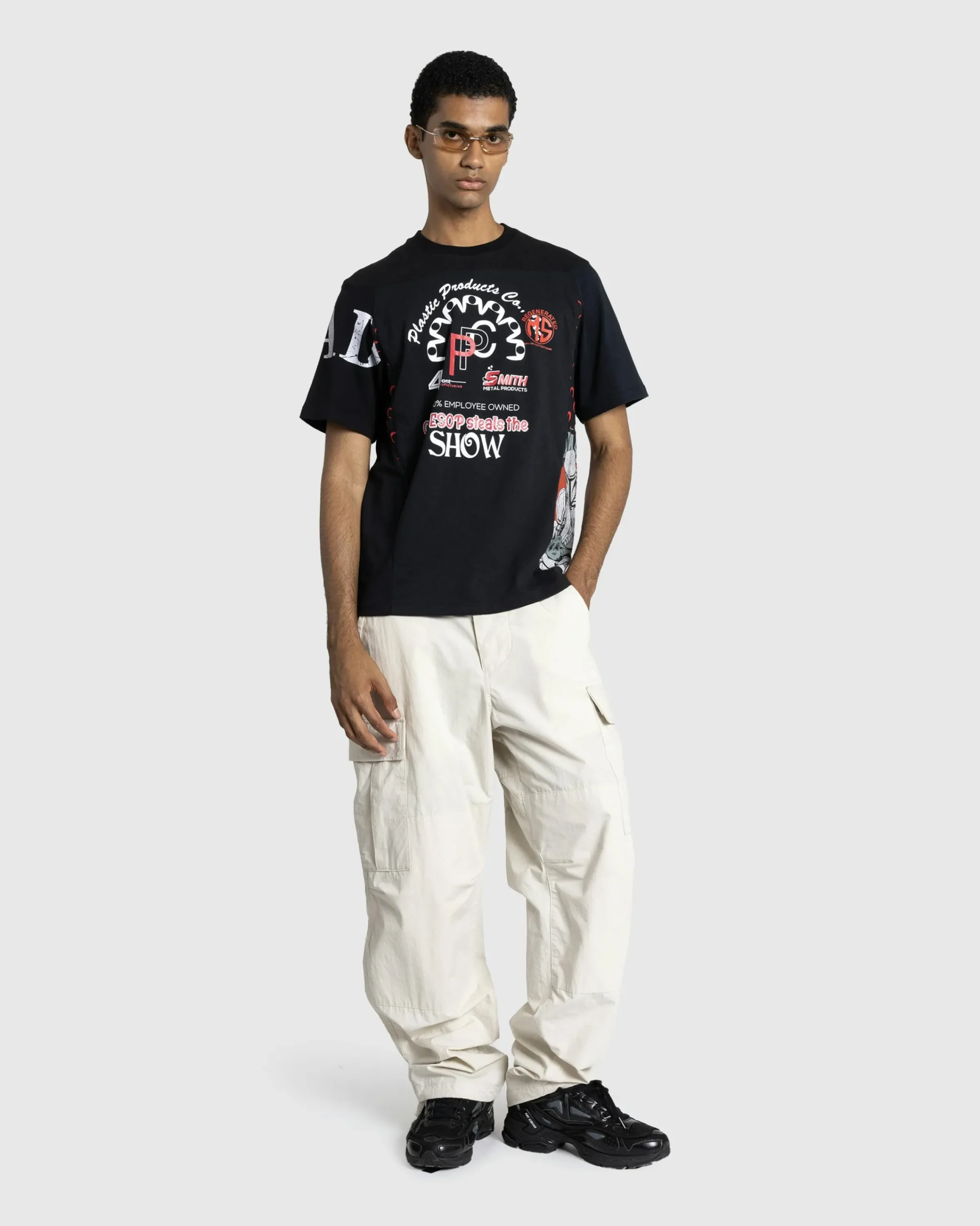 Marine Serre Regenerated Graphic T-Shirt- Tops