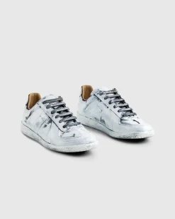 Maison Margiela Replica Bianchetto Sneaker Black/Glossy White- Sneakers