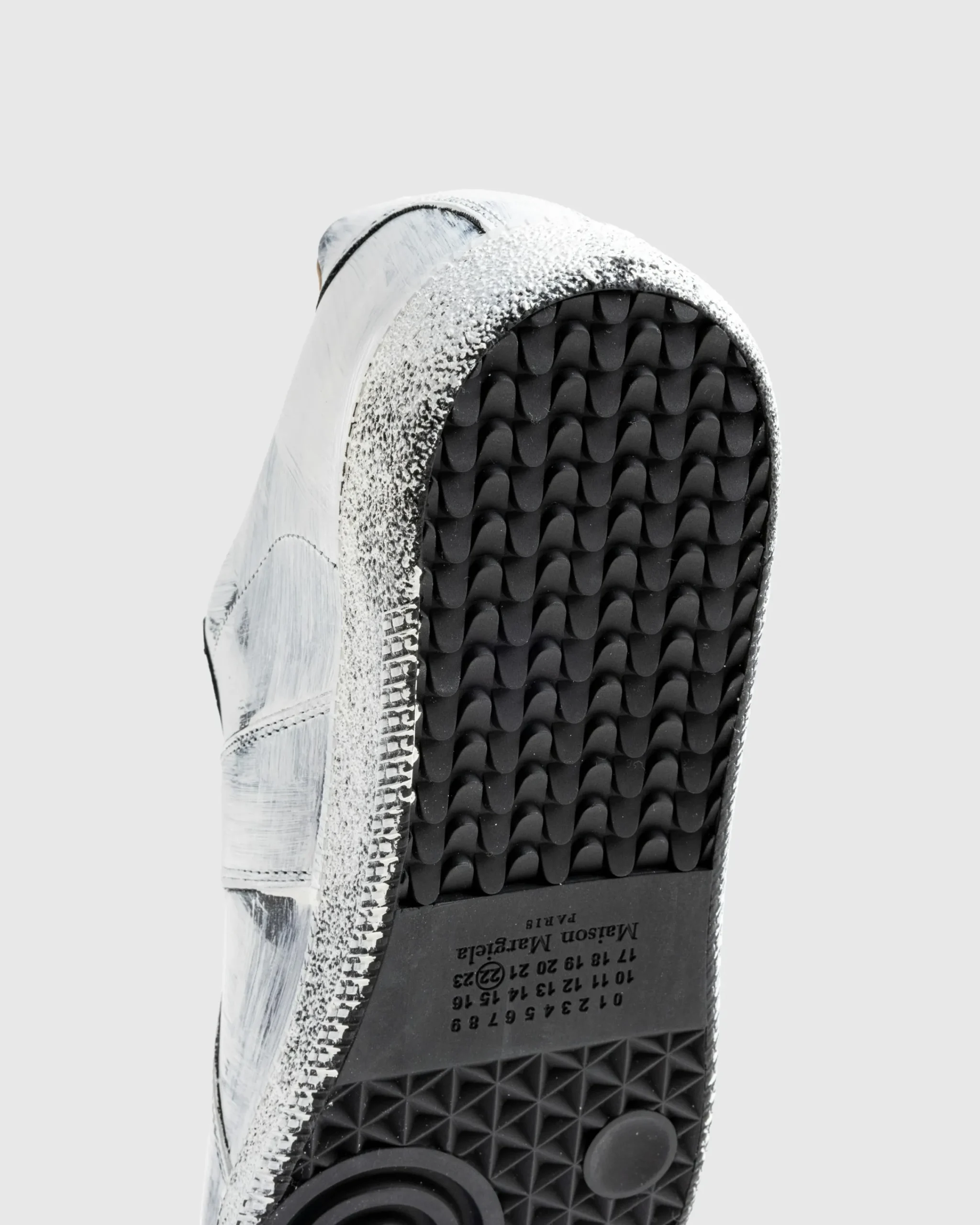 Maison Margiela Replica Bianchetto Sneaker Black/Glossy White- Sneakers