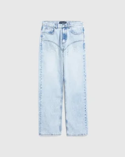 Y/Project Rhinestone Jeans Blue- Pants