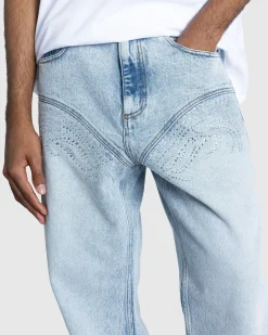 Y/Project Rhinestone Jeans Blue- Pants