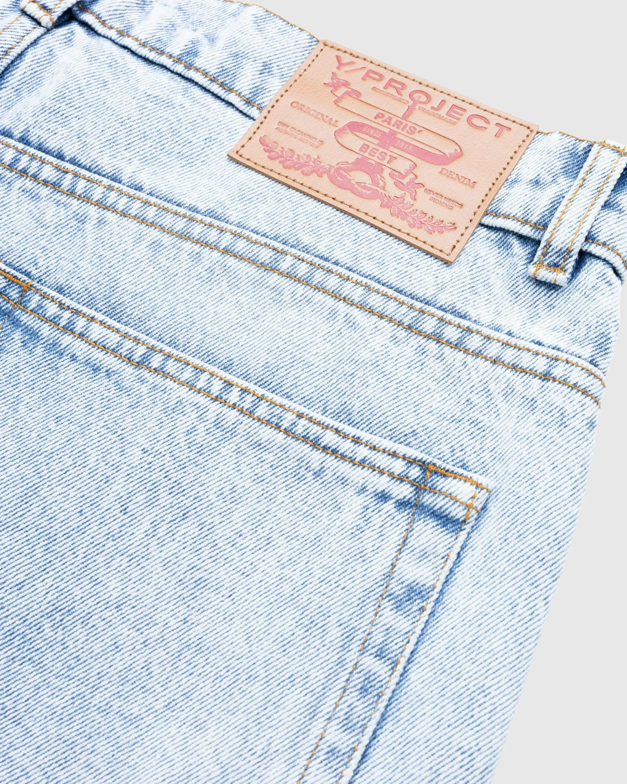 Y/Project Rhinestone Jeans Blue- Pants