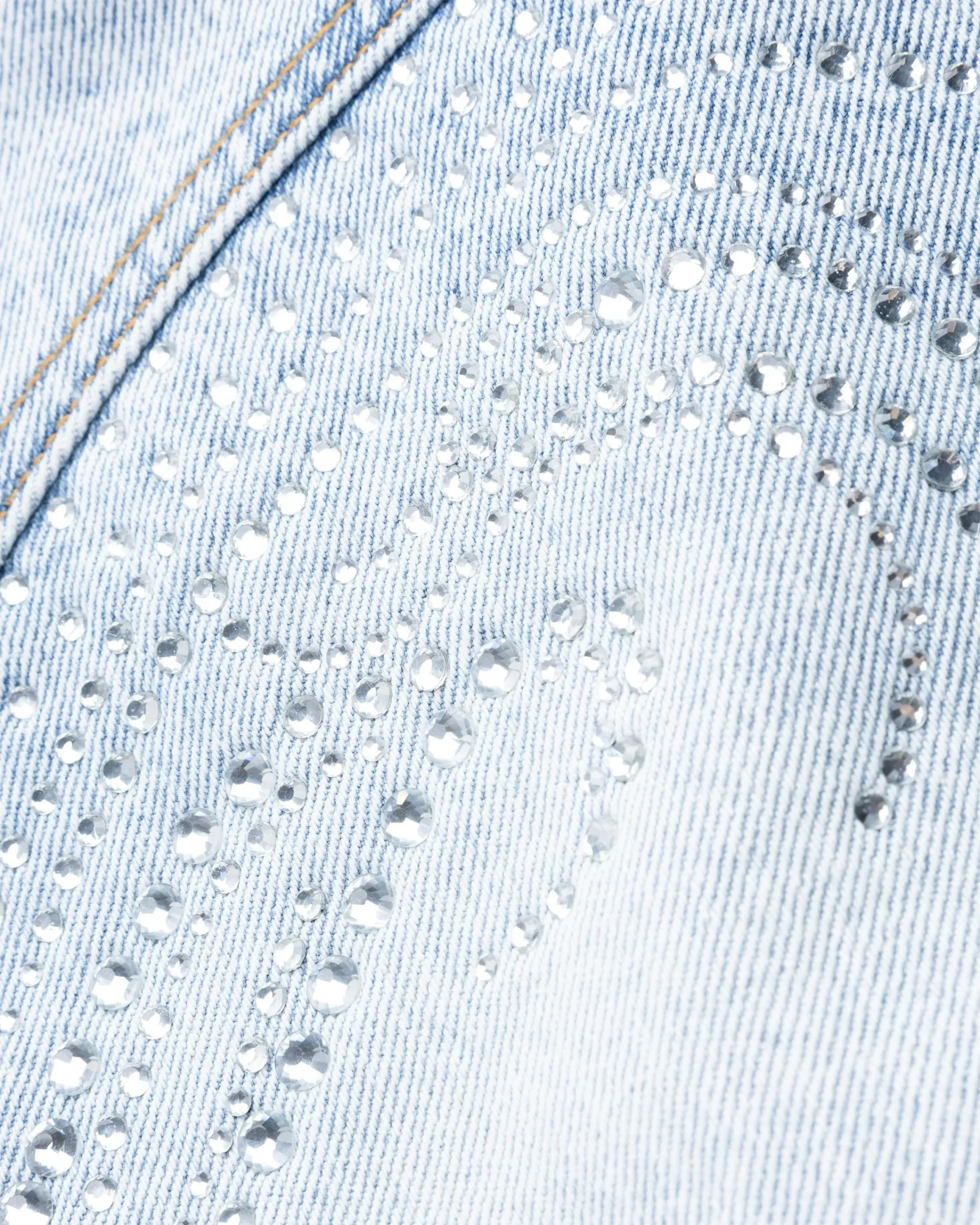 Y/Project Rhinestone Jeans Blue- Pants