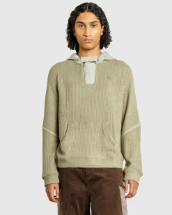 San San Gear Ribbed Hoodie Knit- Sweats