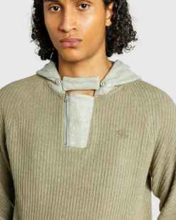 San San Gear Ribbed Hoodie Knit- Sweats