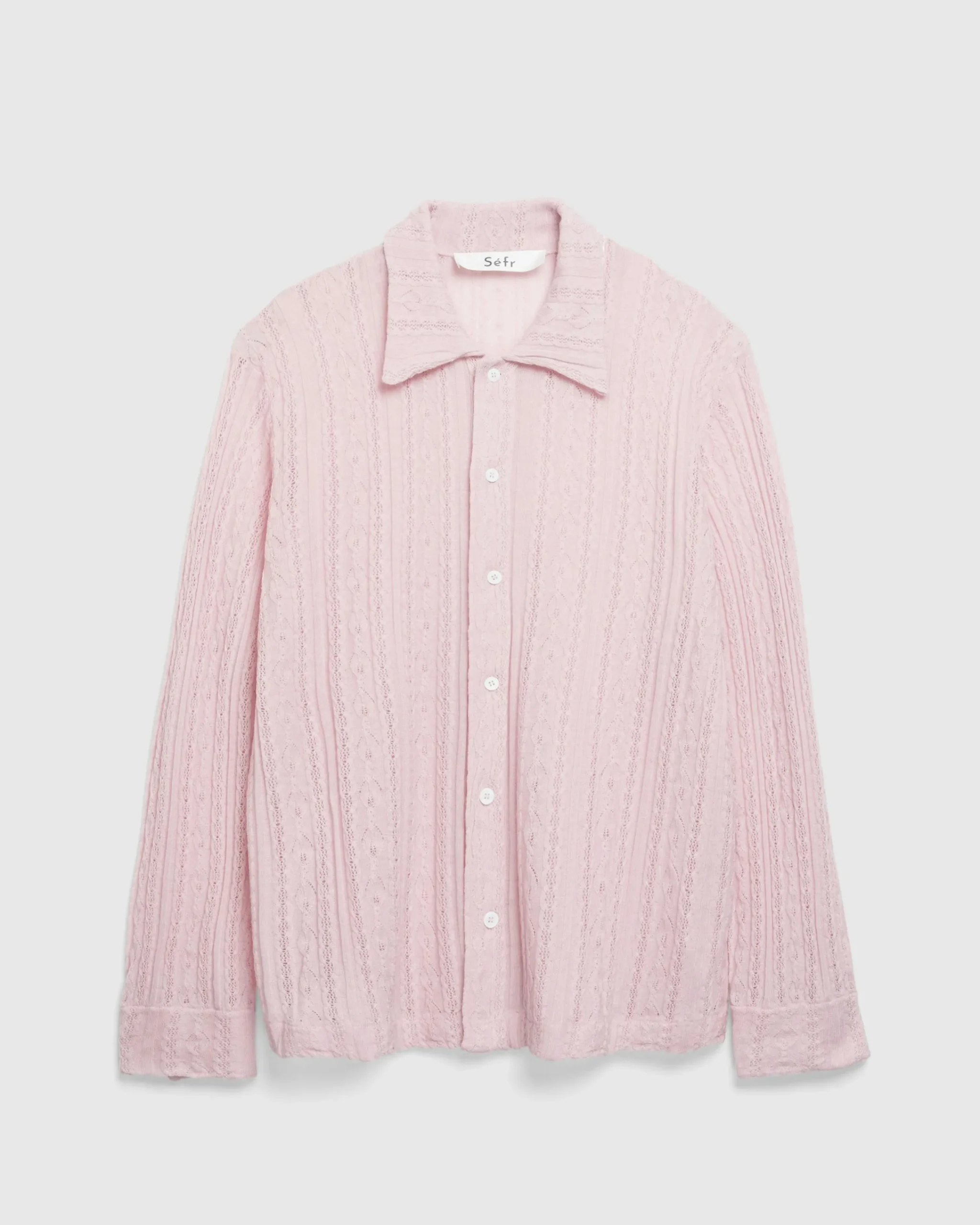 Séfr Riku Shirt Fine Lavendel Merino- Shirts