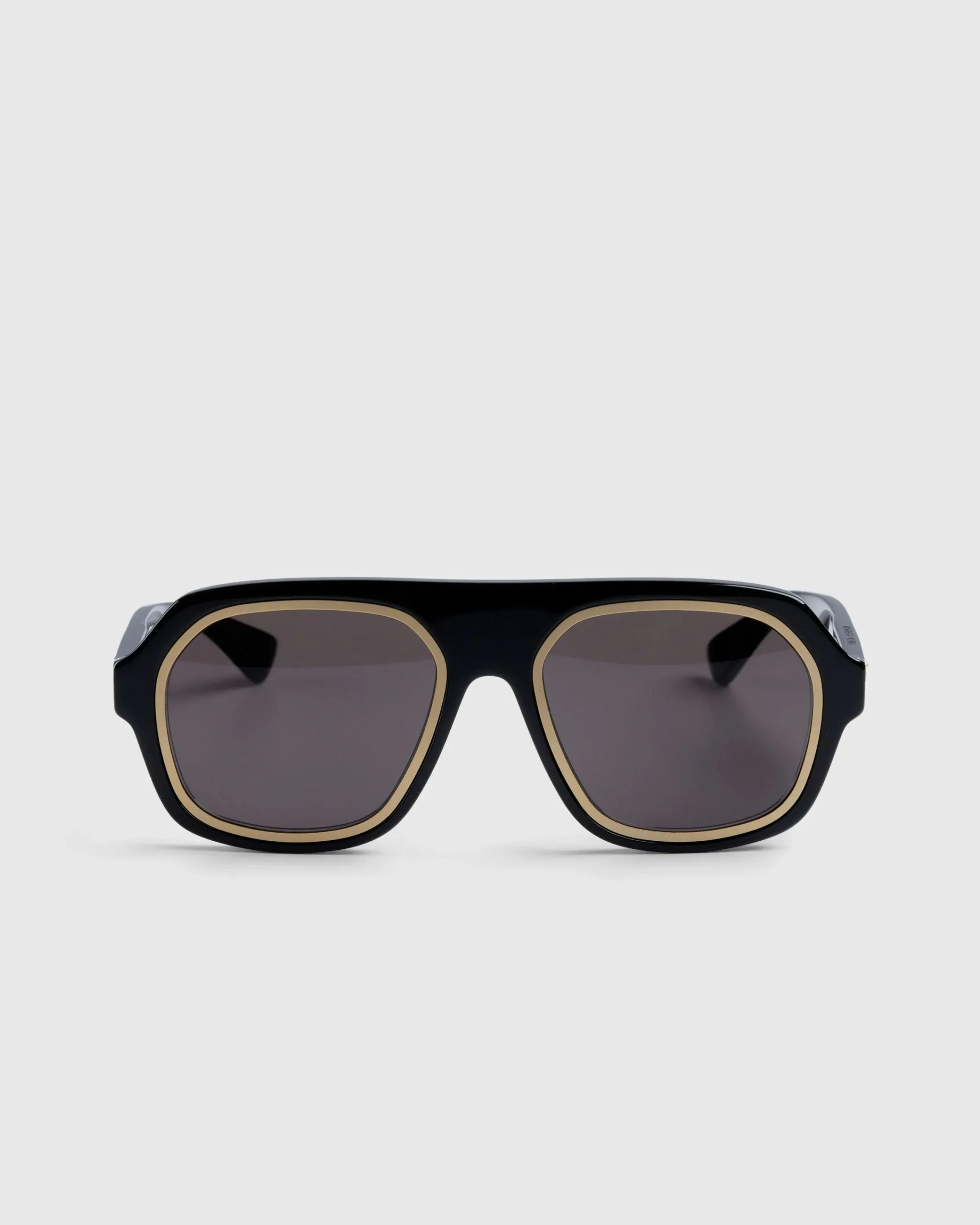 Bottega Veneta Rim Aviator Sunglasses- Sunglasses