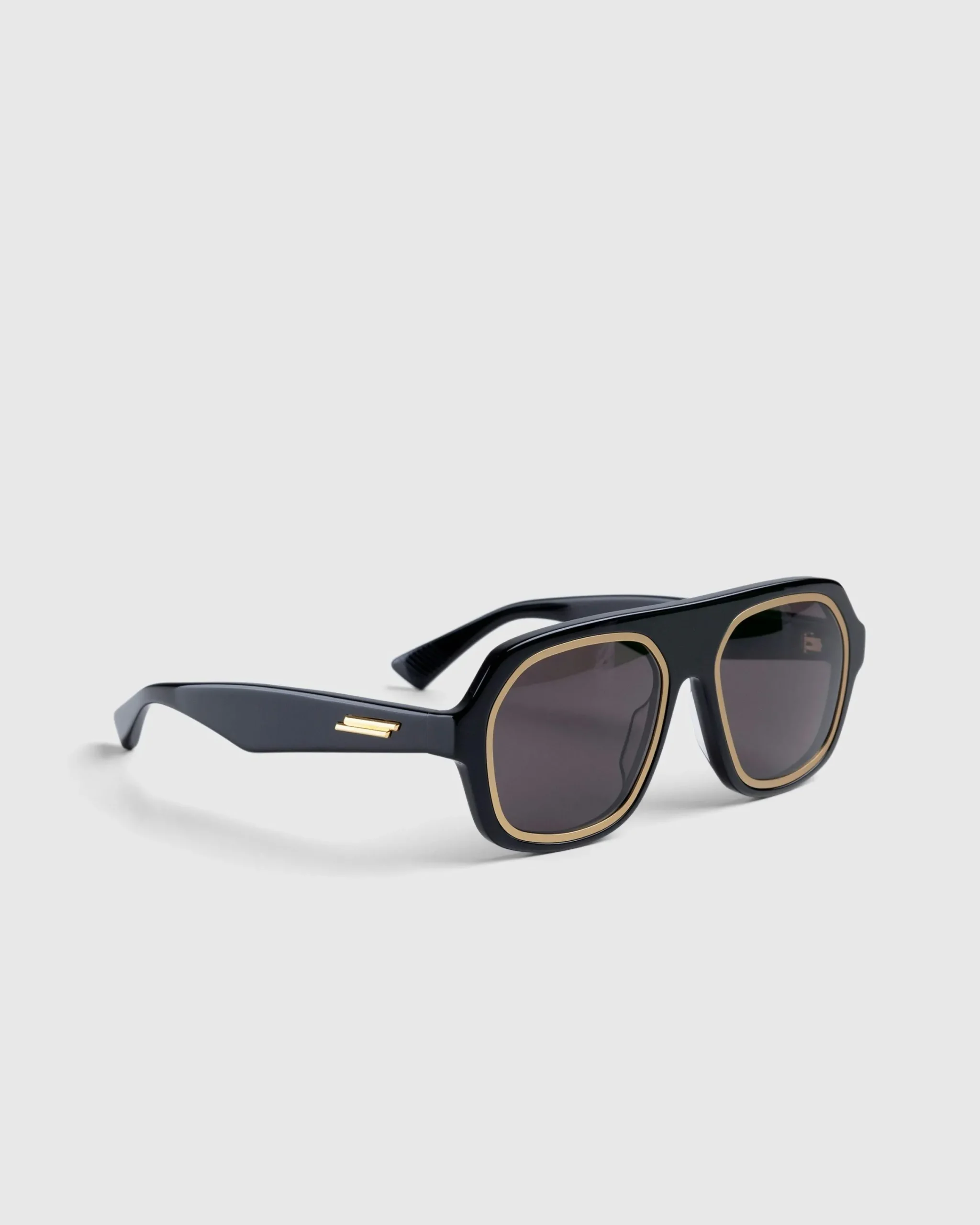Bottega Veneta Rim Aviator Sunglasses- Sunglasses