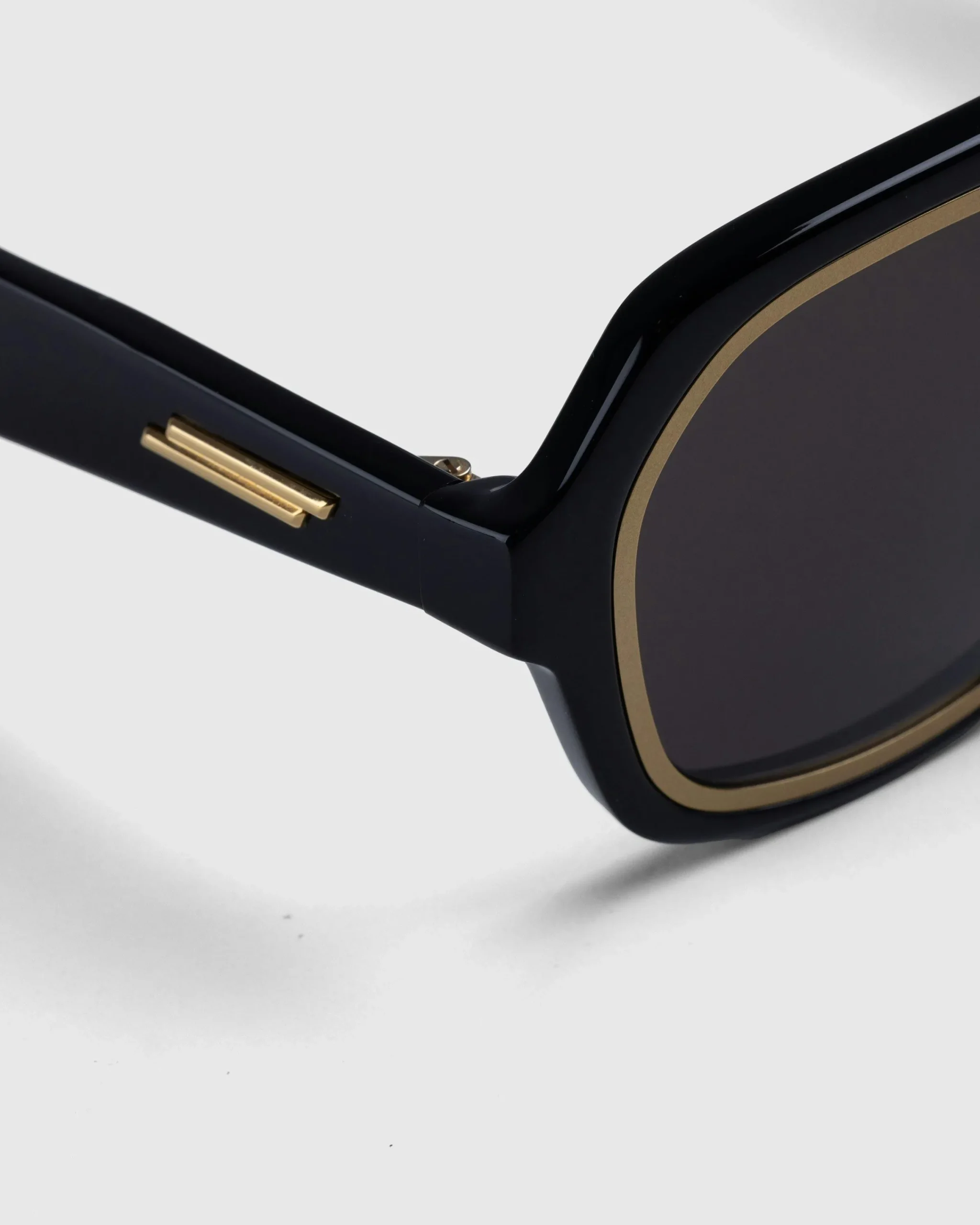 Bottega Veneta Rim Aviator Sunglasses- Sunglasses