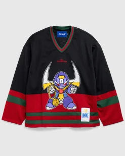 Awake NY Robo Hockey Jersey Black/Multi- Tops