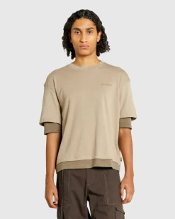Carrer Roque Double Hem T-Shirt- Tops