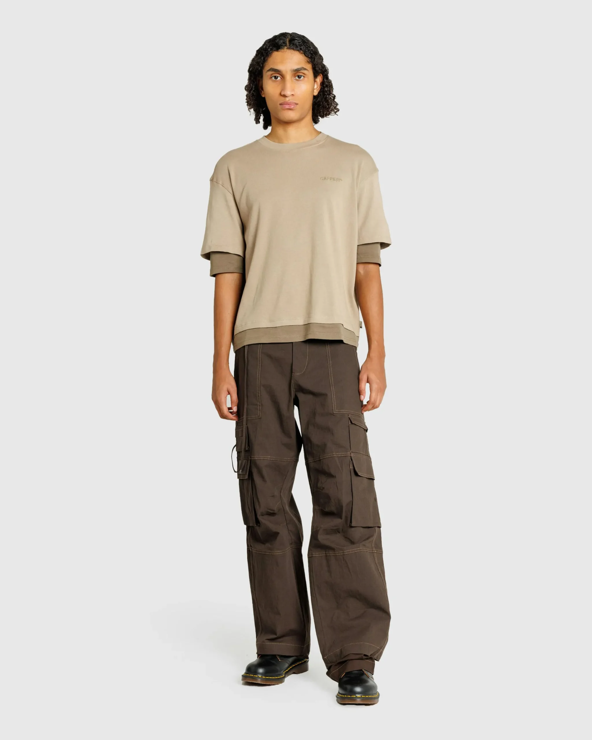 Carrer Roque Double Hem T-Shirt- Tops