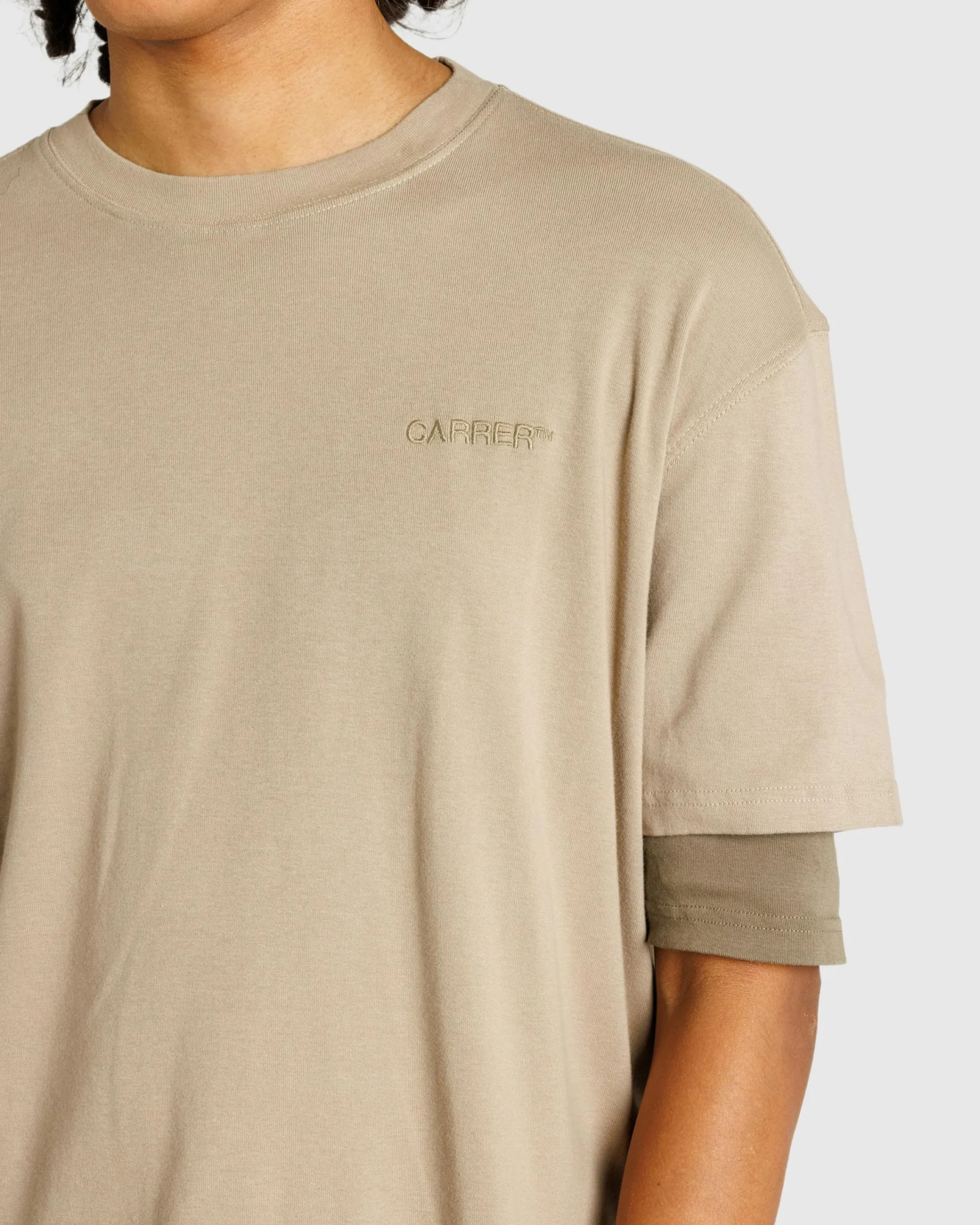 Carrer Roque Double Hem T-Shirt- Tops