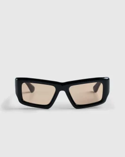 Port Tanger Sabea Black Acetate/Amber Lens- Sunglasses