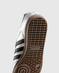 adidas Samba OG W Metallic Silver/Core Black/Gum- Sneakers