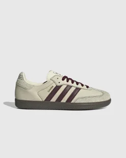 adidas Samba OG W White/Maroon- Sneakers