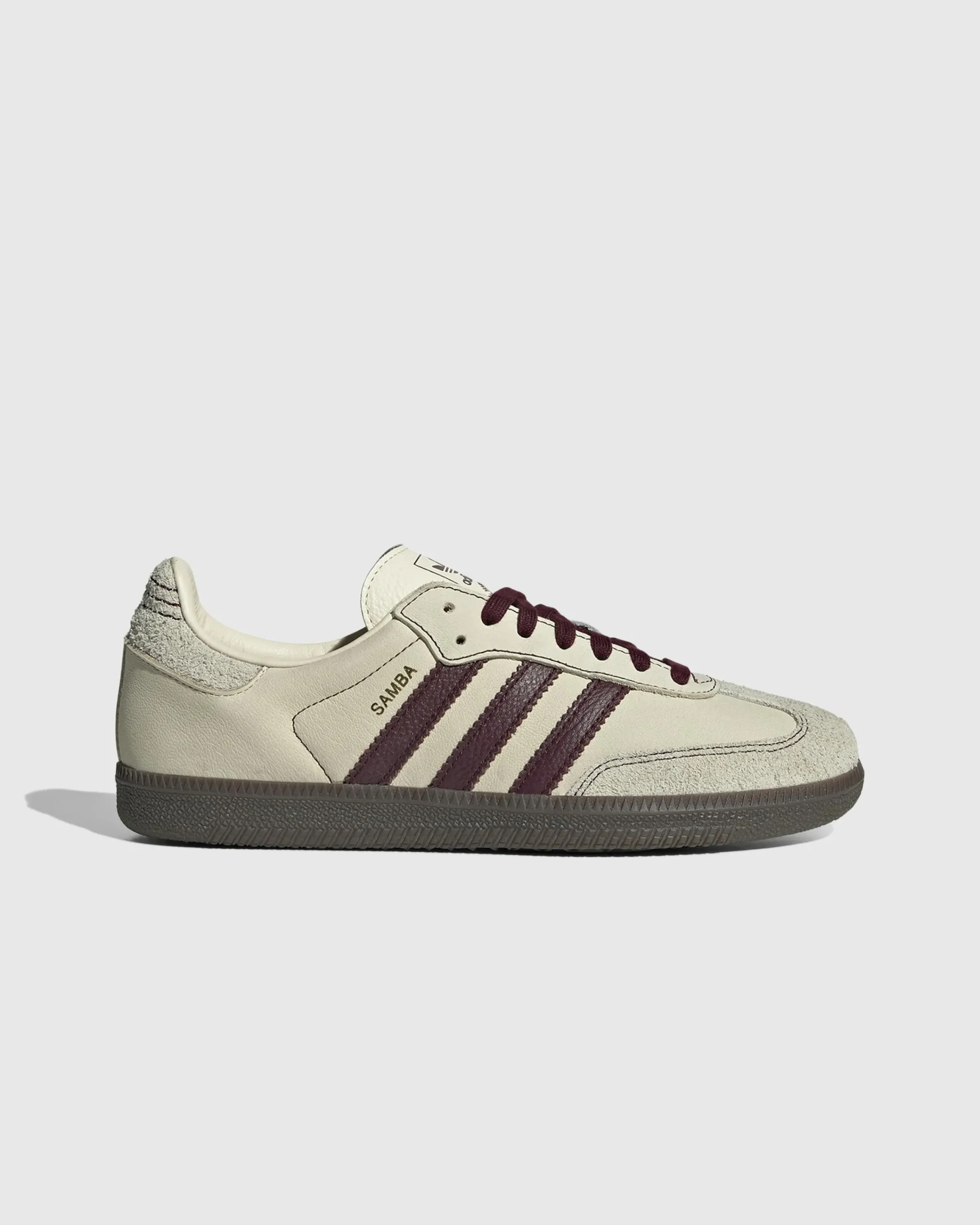 adidas Samba OG W White/Maroon- Sneakers