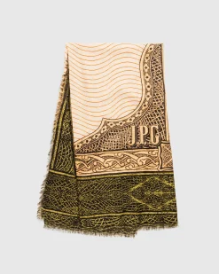 Jean Paul Gaultier Scarf Printed Cartouche- Scarves