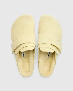 Birkenstock Shearling Nagoya /Pale Yellow- Shoes