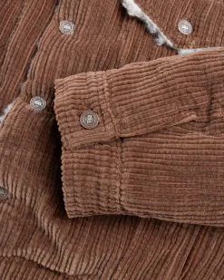 ERL Sherpa Corduroy Trucker Jacket- Outerwear