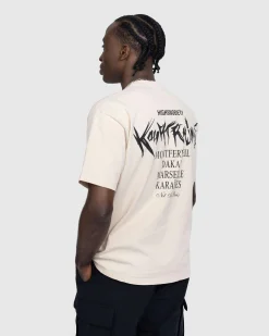 École Kourtrajmé Short Sleeve T-Shirt Eggshell- Tops
