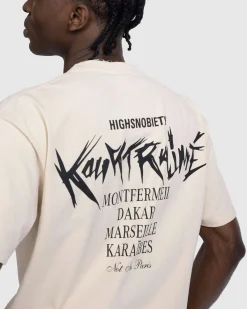 École Kourtrajmé Short Sleeve T-Shirt Eggshell- Tops