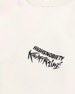 École Kourtrajmé Short Sleeve T-Shirt Eggshell- Tops