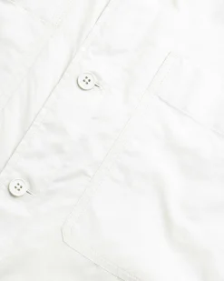 Lemaire Short-Sleeve Pyjama Shirt Pale Mastic- Shirts