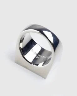 Dries van Noten Signet Ring Antic Silver- Jewelry