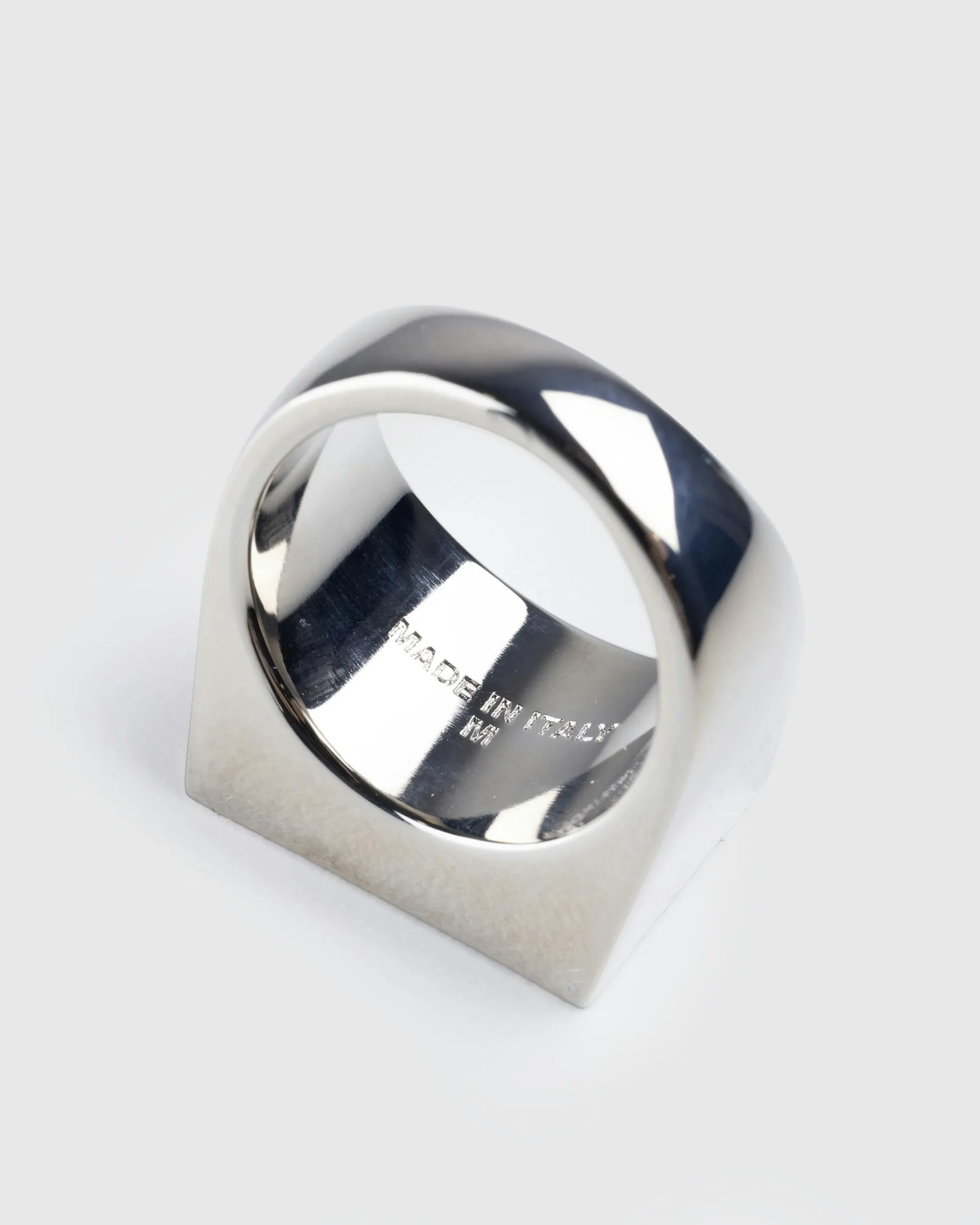 Dries van Noten Signet Ring Antic Silver- Jewelry