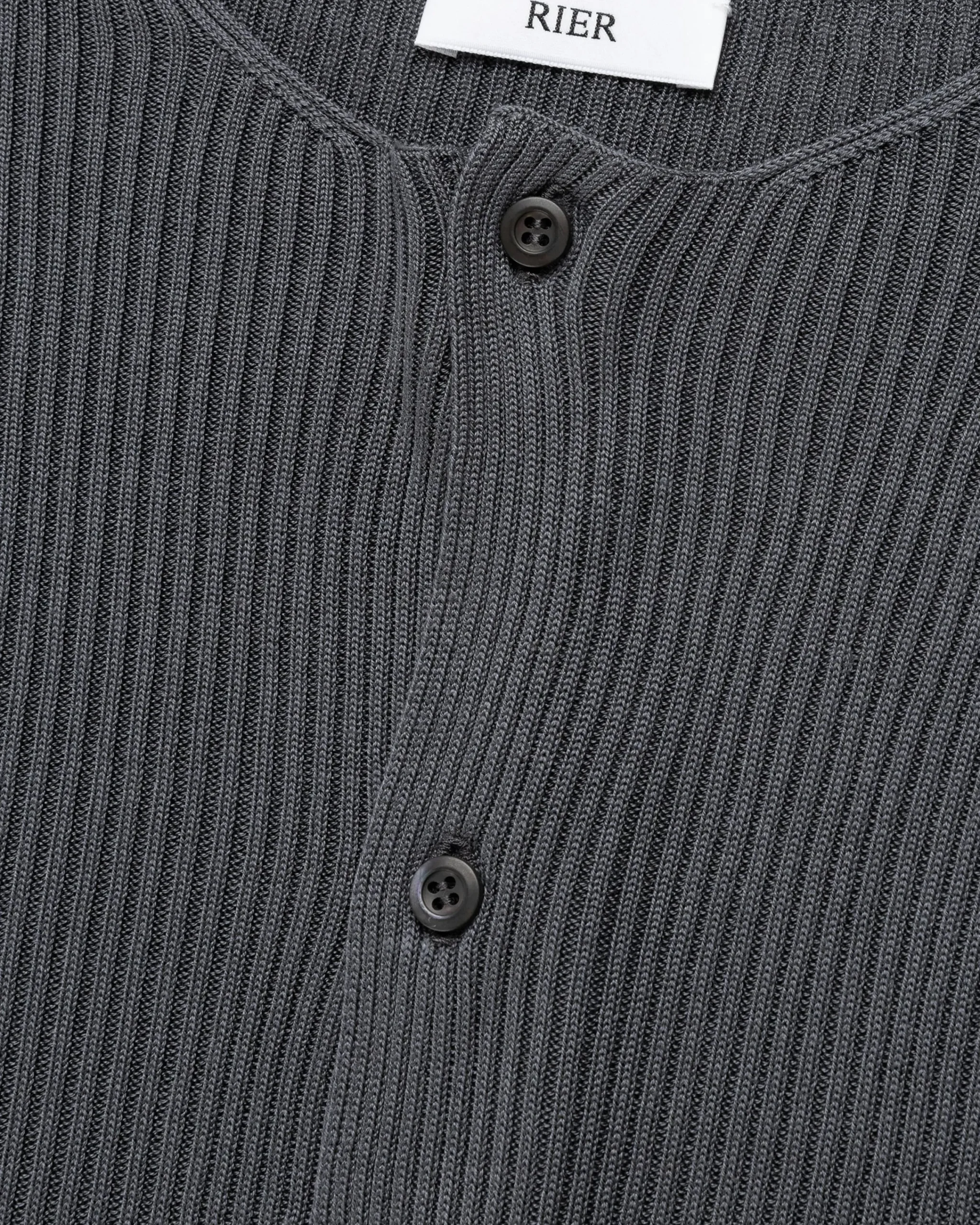 Rier Silk Knit Cardigan Castlerock- Knitwear