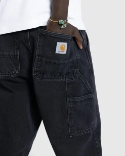 Carhartt WIP Single Knee Pant Black/Stone Washed- Pants