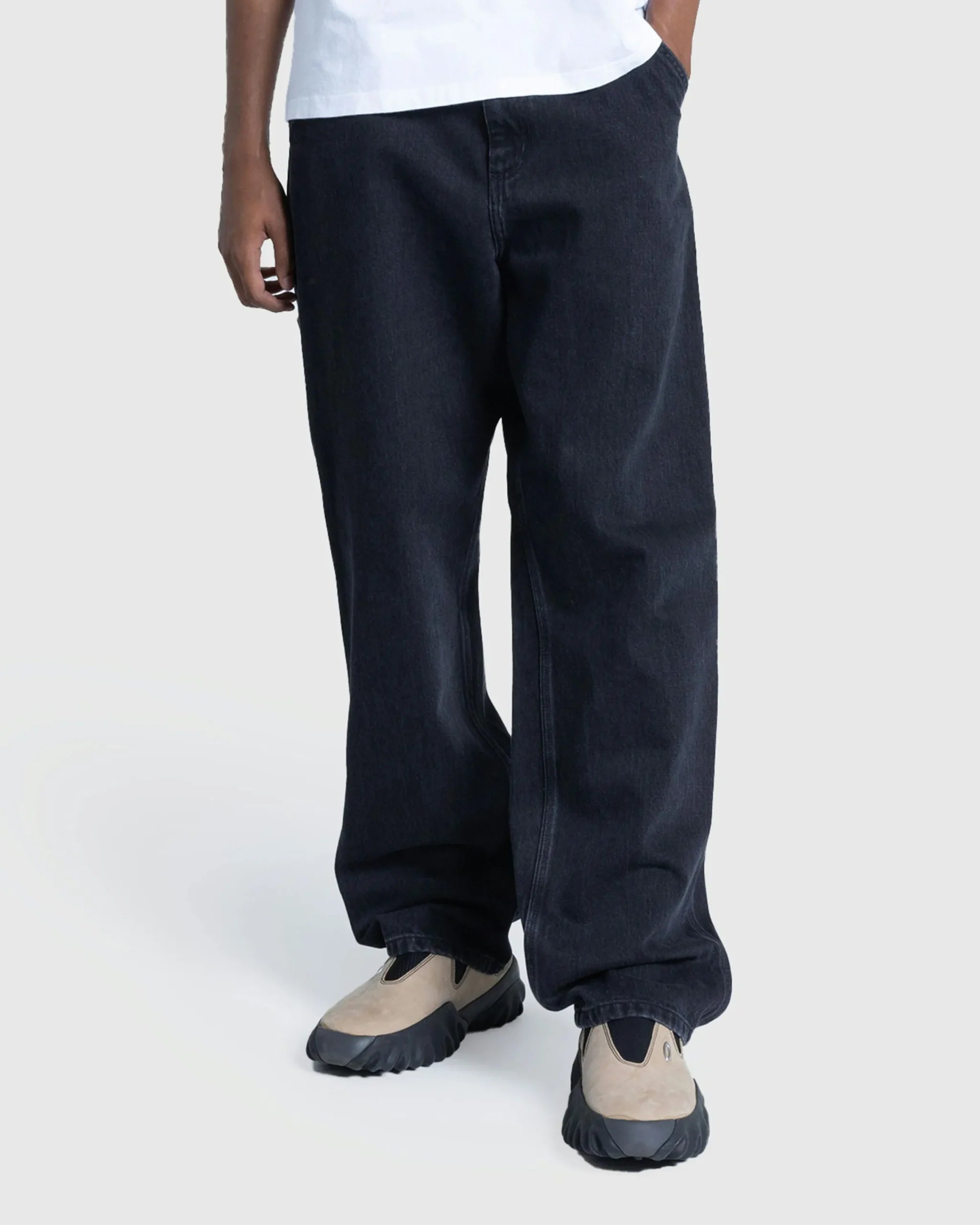 Carhartt WIP Single Knee Pant Black/Stone Washed- Pants