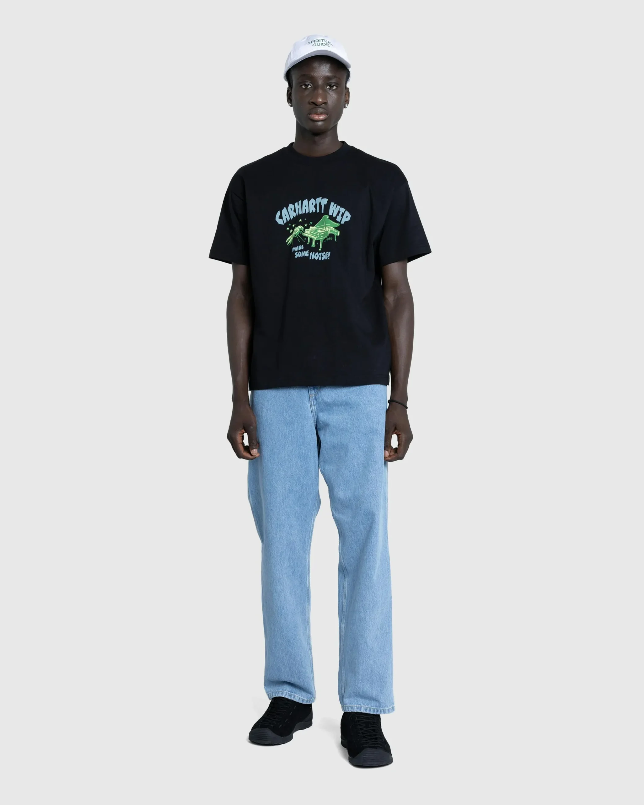 Carhartt WIP Single Knee Pant Blue/Stone Bleached- Pants