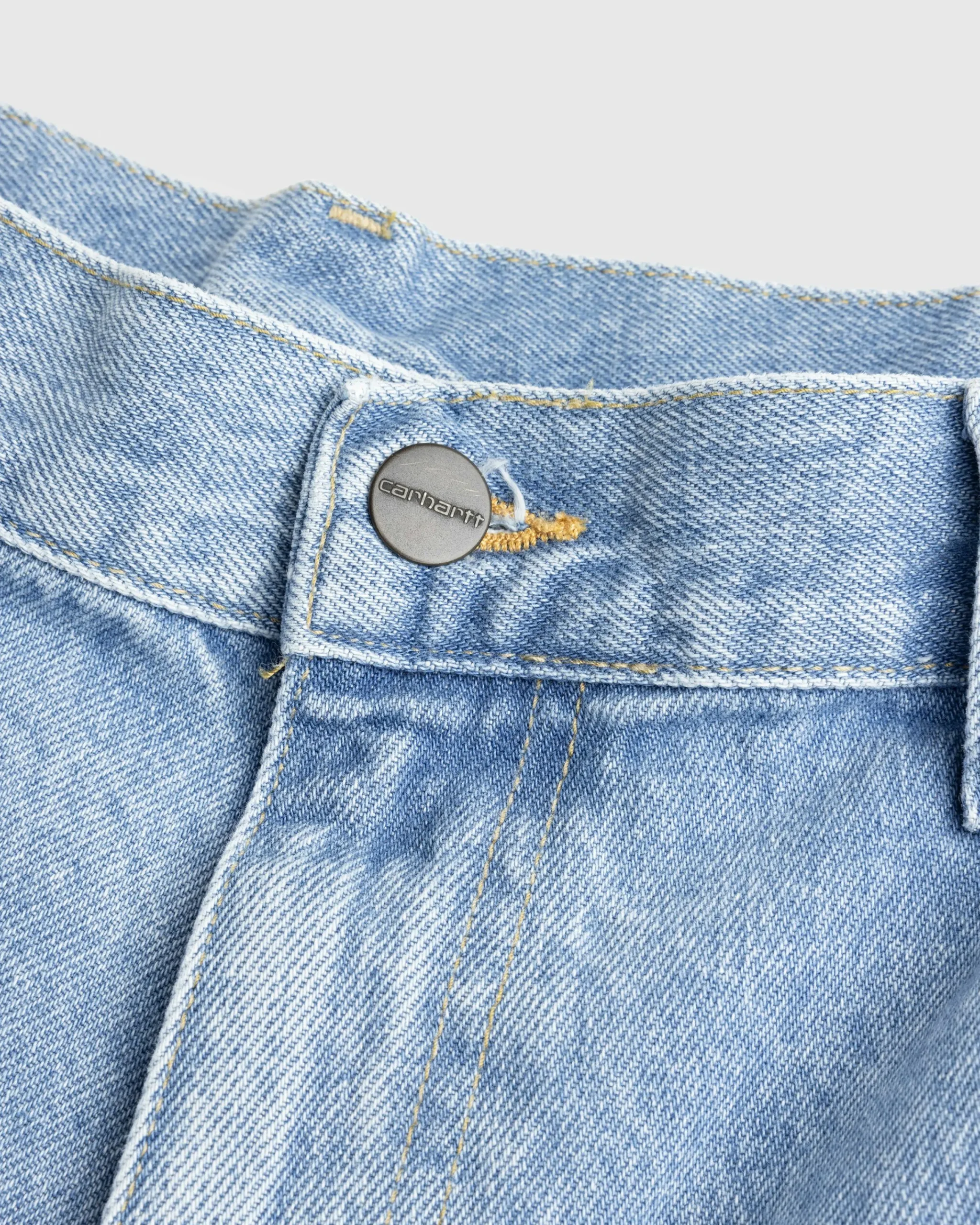 Carhartt WIP Single Knee Pant Blue/Stone Bleached- Pants