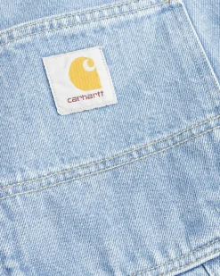 Carhartt WIP Single Knee Pant Blue/Stone Bleached- Pants