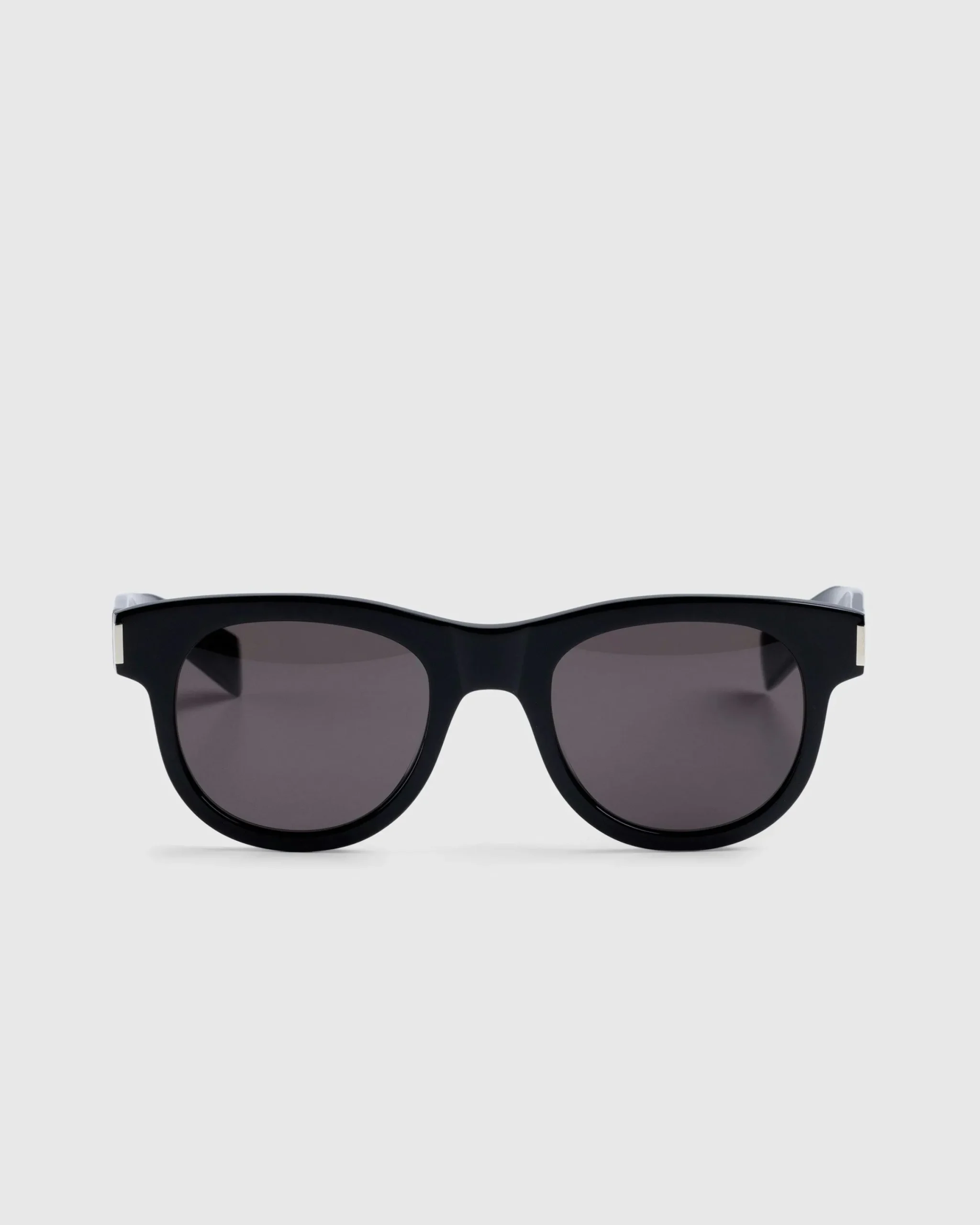Saint Laurent SL 571 Round Frame Sunglasses Black- Sunglasses