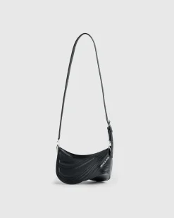 Mugler Small Embossed Spiral Curve 01- Bags