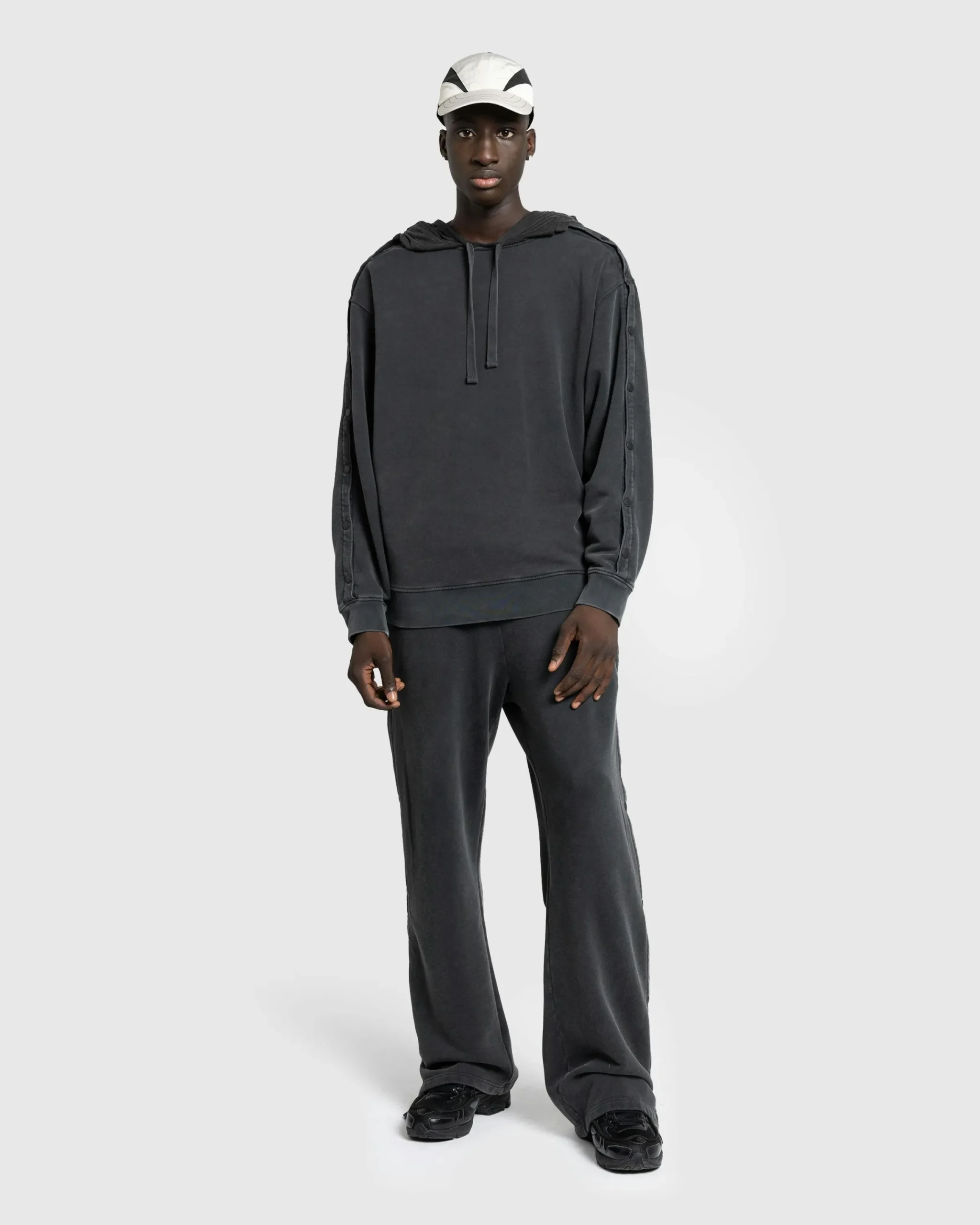 Y/Project Snap Insert Hoodie Vintage Black- Sweats