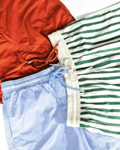 Vilebrequin Solid Swim Shorts Red Tea- Swimwear