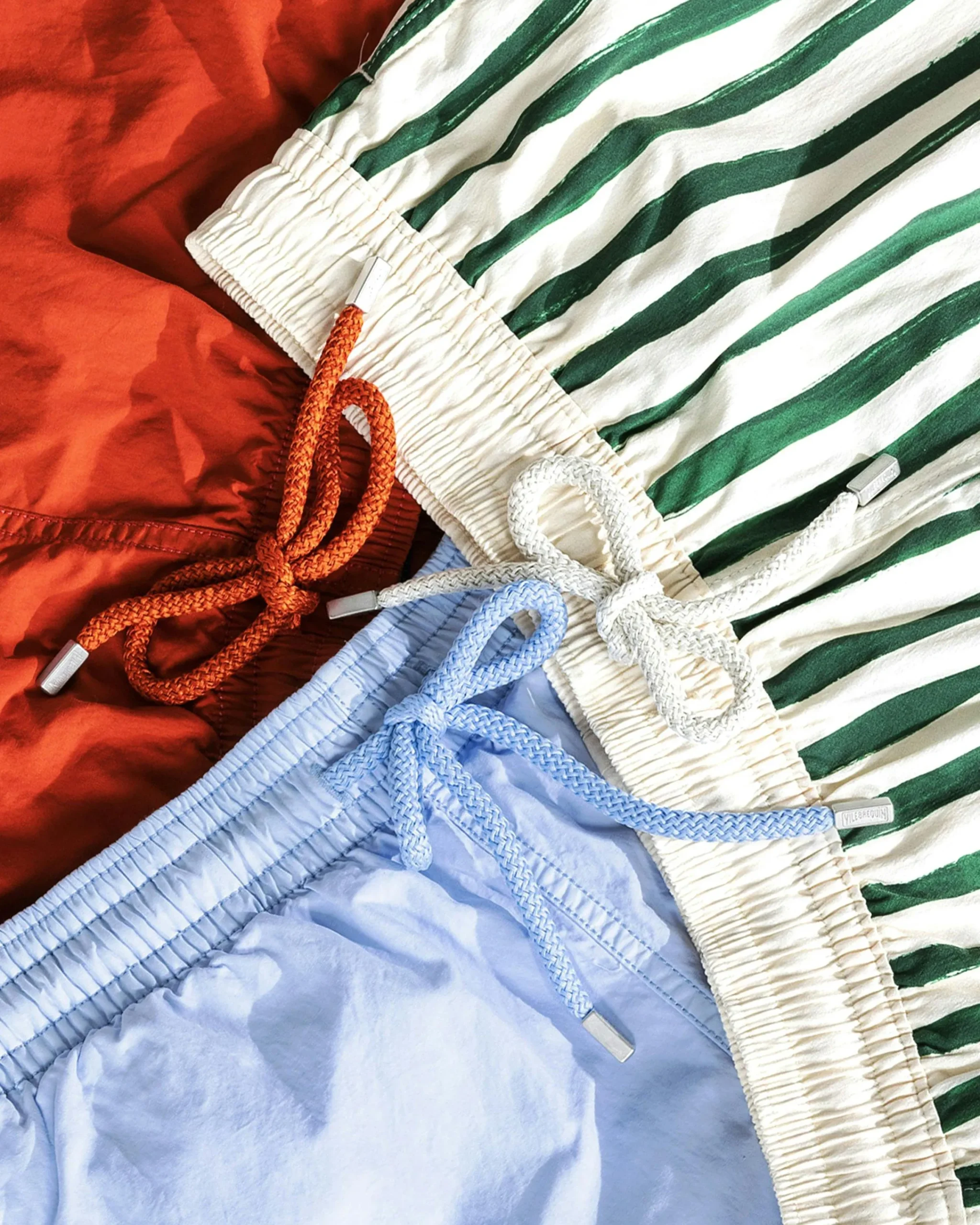 Vilebrequin Solid Swim Shorts Red Tea- Swimwear