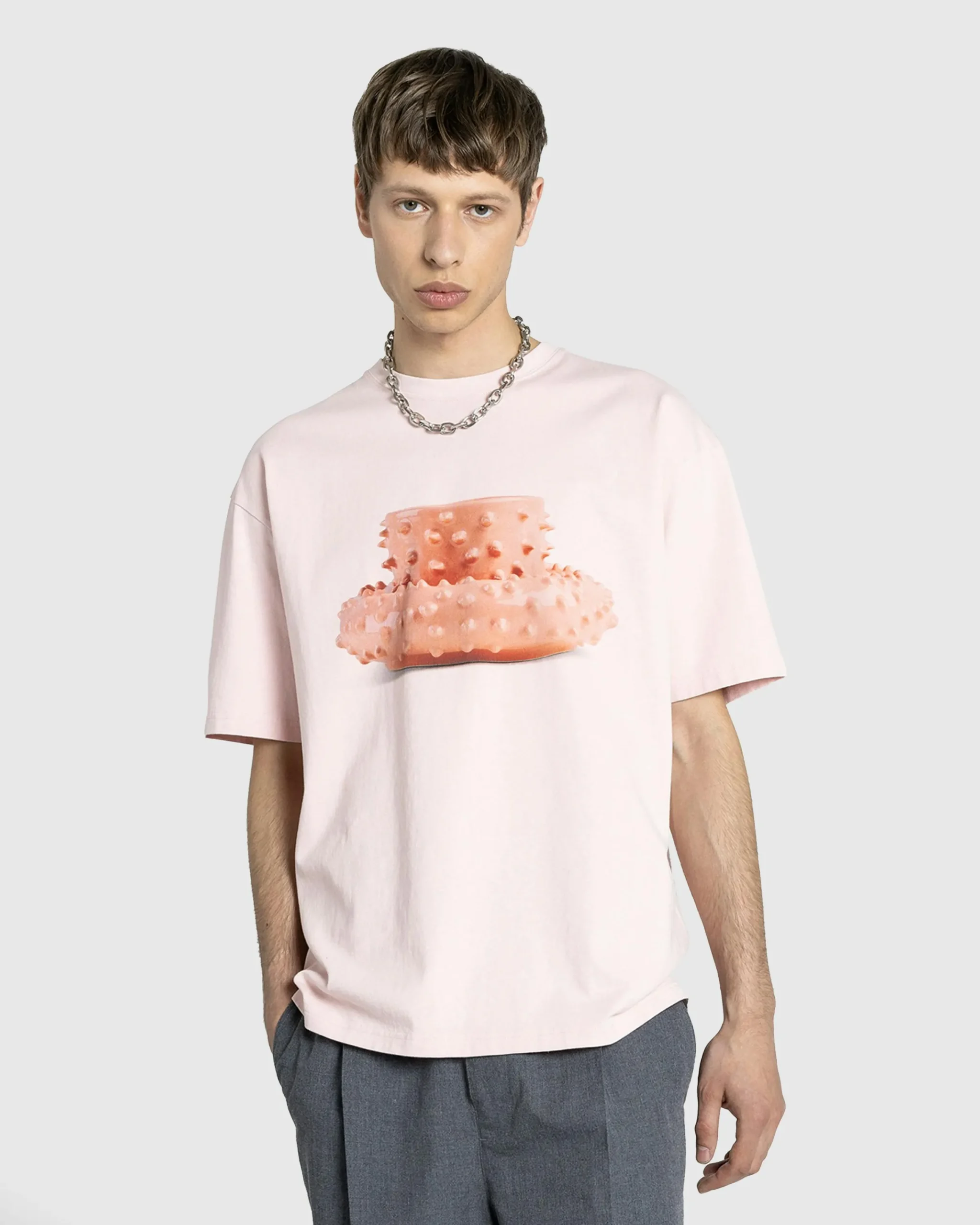 Highsnobiety Spiky Cup and Saucer T-Shirt- Tops