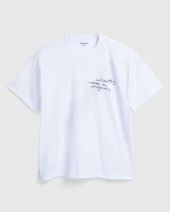 Carhartt WIP S/S Pencil T-Shirt White/Black- Tops