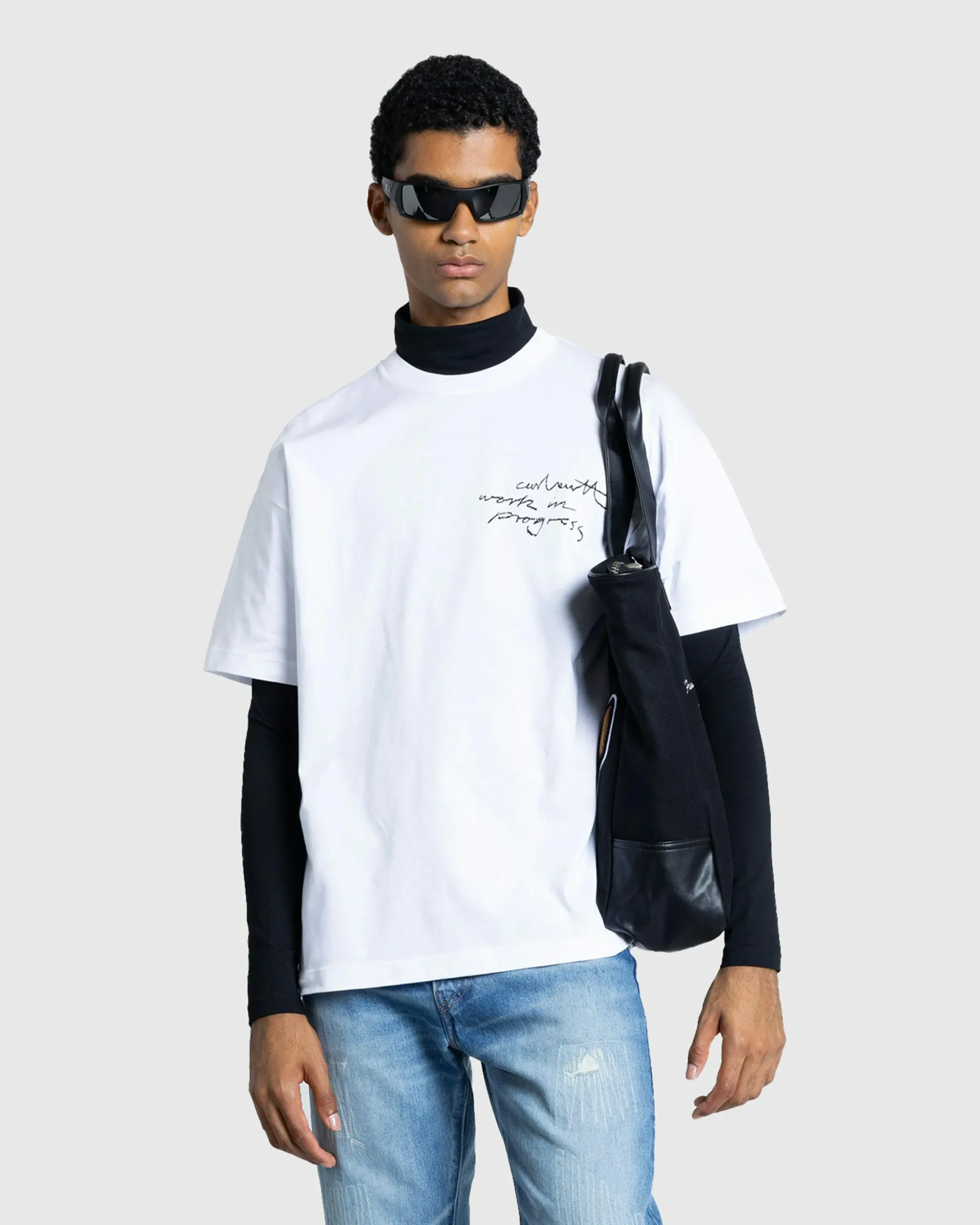 Carhartt WIP S/S Pencil T-Shirt White/Black- Tops